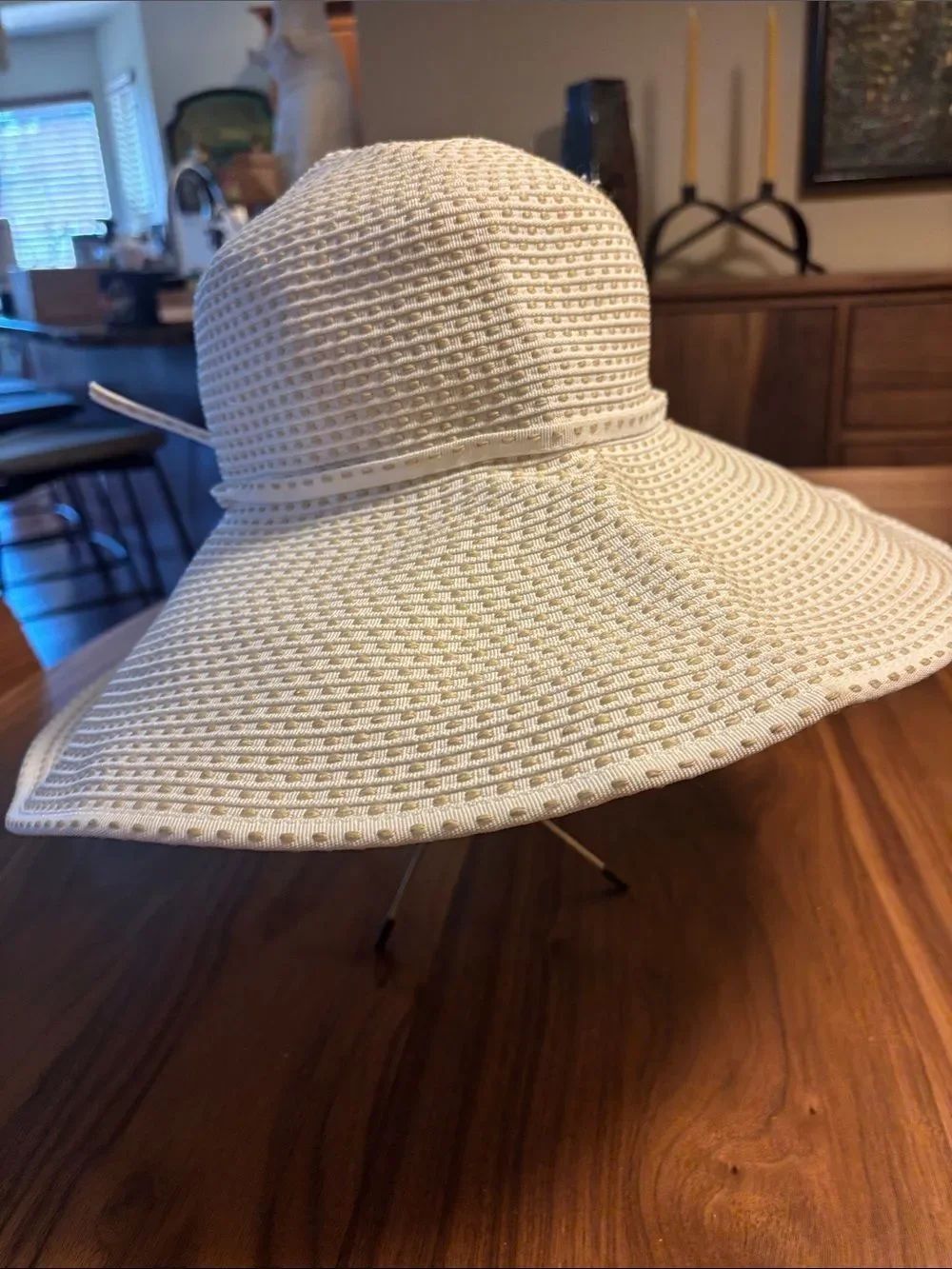 San Diego Hat Company Wide Brim Sun Hat - Cream Straw Style
